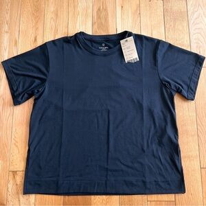NEW Sweaty‎ Betty Womens Black Breathe Easy Circuit T-Shirt Workout Activewear 4